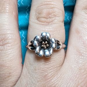 James Avery April flower ring
